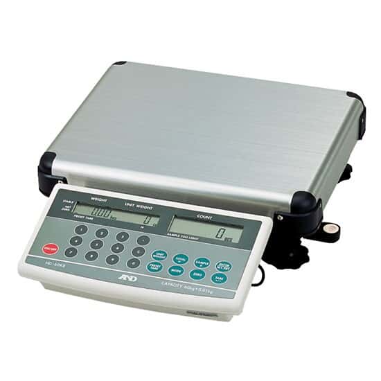 A&D Weighing HD-60KA Counting Scale 120lb x 0.02 Lb / 60kg x 10g