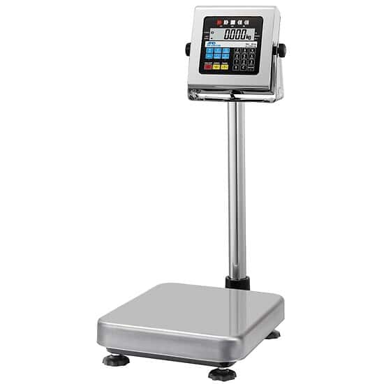 A&D Weighing HW-60K-WP High Resolution Washdown Industrial Scale, Capacity 150 lb x 0.01 lb