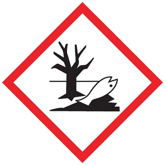Accuform LZH608PS2 GHS Label, Environment Pictogram, 1