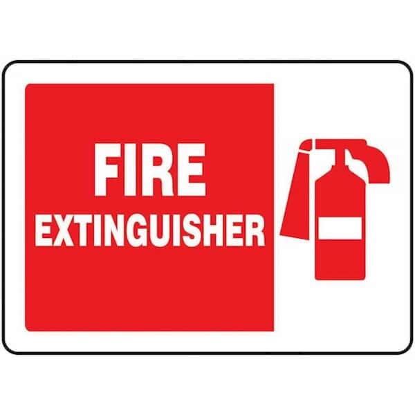 Accuform MFXG423VS Safety Sign, Fire Extinguisher (symbol), 10