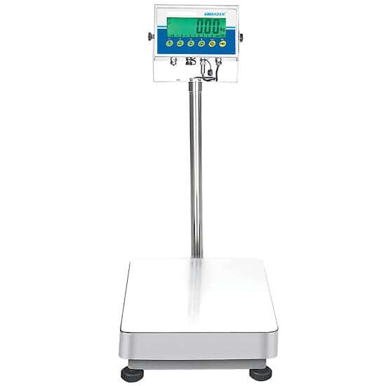 Adam Equipment AGF 1320a Industrial Floor Scale, 1320 lb / 600 kg x 0.05 lb / 0.02 kg, 23.6