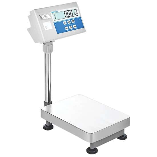 Adam Equipment BKT130a Industrial Bench Scale with Built-In Label Printer, 130lb/60kg, 11.8