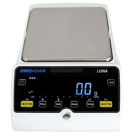 Adam Equipment LTB 2602i Luna Precision Balance, 2600g Capacity x 0.01g Readability,  Internal  Calibration