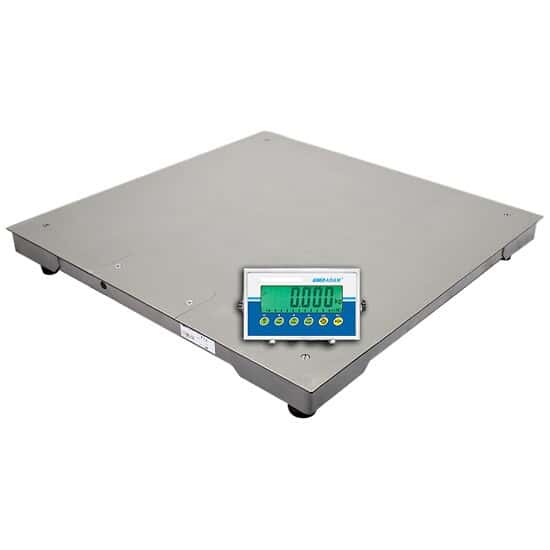 Adam Equipment PT310-5S(AE403) PT Industrial Washdown Weighing Base with AE403 Indicator, 5000lb/3000kg  x  1lb/0.5kg, 39.4