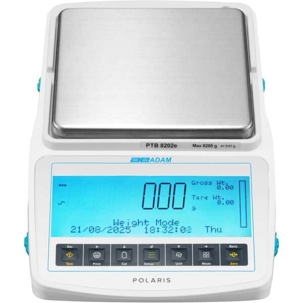 Adam Equipment PTB 4602e Polaris Precision Toploading Balance, 4600g x 0.01g with External Calibration