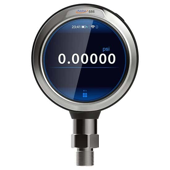 Additel ADT686 Advanced Digital Pressure Gauge, 0.02% FS, 0 to 1000 psi, 1/4