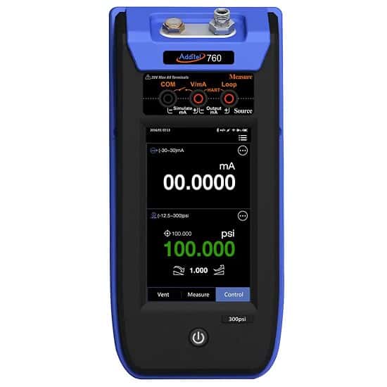 Additel ADT760 Automatic Handheld Pressure Calibrator, 12.5 to 300 psi