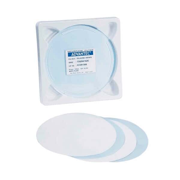 Advantec C020A037A Cellulose Acetate Membranes, 0.20 37mm Wp 100/pk