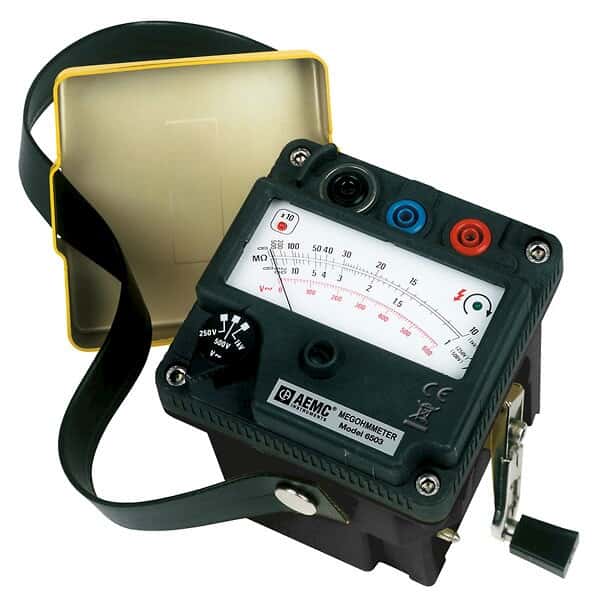 AEMC 6503 Hand-cranked Megohmmeter, up to 1000 V