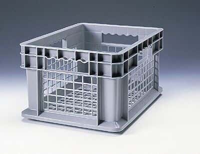 Akro-Mils 37-208 Mesh-Walled Storage Container, HDPE, Stackable, 16 x 12 x 8