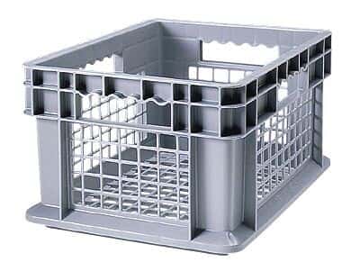 Akro-Mils 37-616 Mesh-Walled Storage Container, HDPE, Stackable, 24 x 16 x 16
