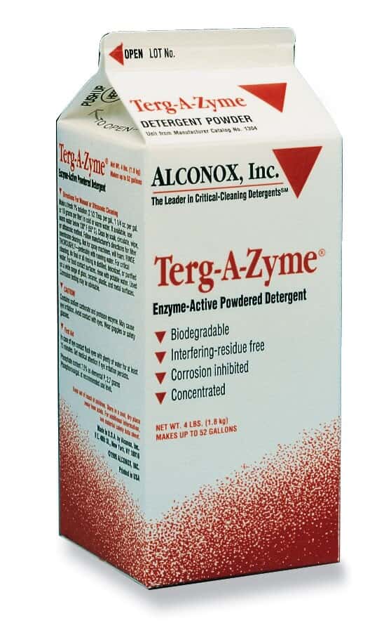 Alconox Tergazyme 1304 Enzyme-Active Powered Detergent; 9 x 4 lb Box/Cs