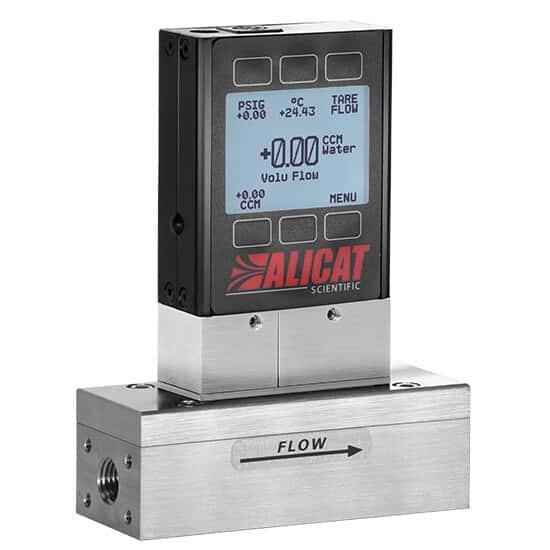 Alicat Liquid Flowmeter with Display, 0 - 5 LPM