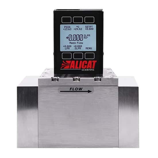 Alicat Mass Flowmeter with Display, 0 - 100 SLPM