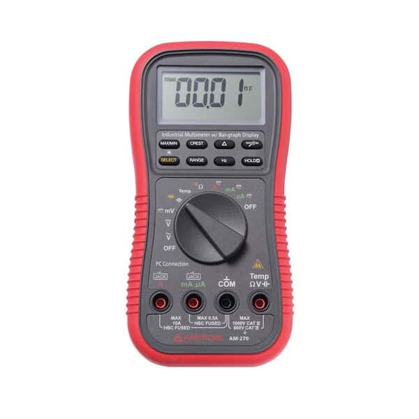 电气产品 万用表 amprobe am-270 digital multimeter, 1000 v 分享