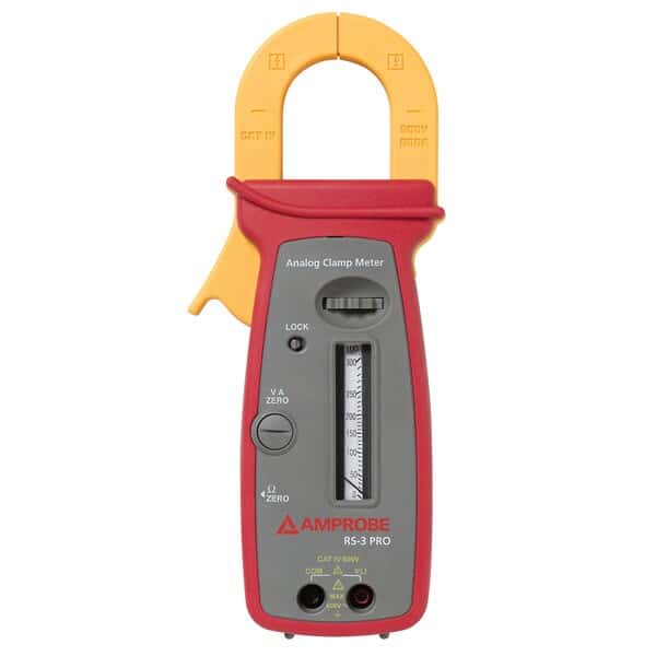 Amprobe RS-3 PRO Analog Clamp Meter - 300A CAT IV For HVAC & Electrical