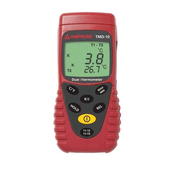 Amprobe TMD-10 Thermocouple Thermometer, Type J/K