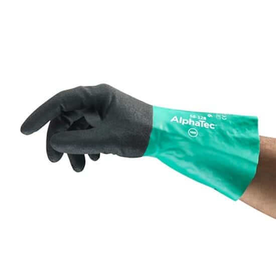 Ansell AlphaTec® 58128 Light Duty Durable Nitrile Gloves, Size 7; 12