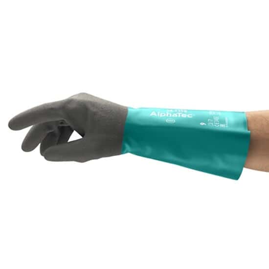 Ansell AlphaTec® 58535B Durable Nitrile Gloves, Size 7; 6 Pair/Bag