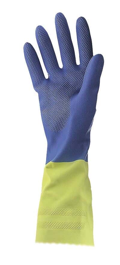 Ansell 224 192247 Flock-Lined, Neoprene-Over-Latex Gloves, size 10, 12 pair/pk