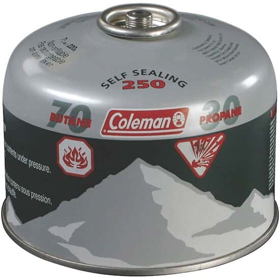 Argos Technologies Coleman 250g Bunsen Burner Gas Cartridge; 1/Ea from