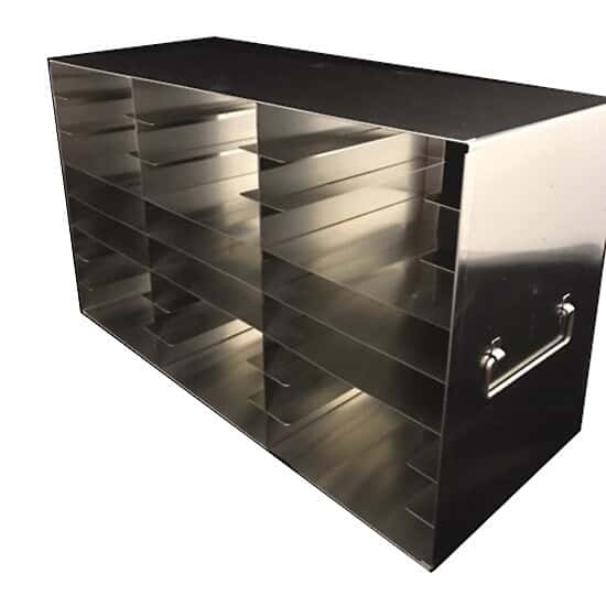 Argos Technologies PolarSafe® Upright Freezer Rack for 100Place Slide Boxes, 3 x 8 Array from