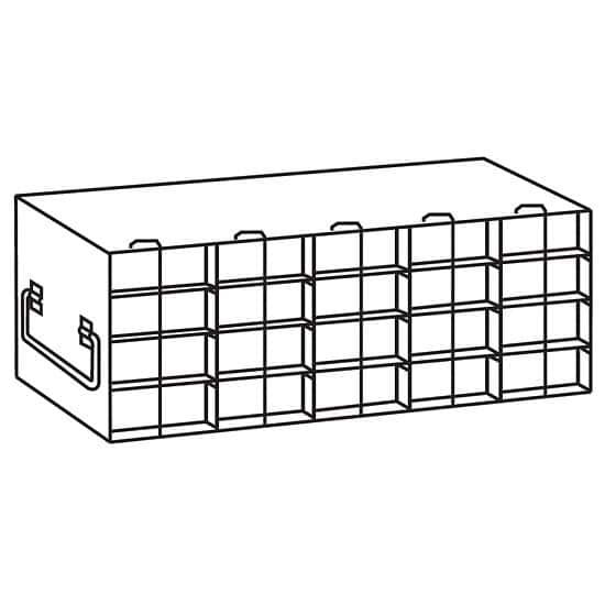 Argos Technologies PolarSafe® Upright Freezer Rack for Microtube Boxes with 1 1/8" Max Height, 5