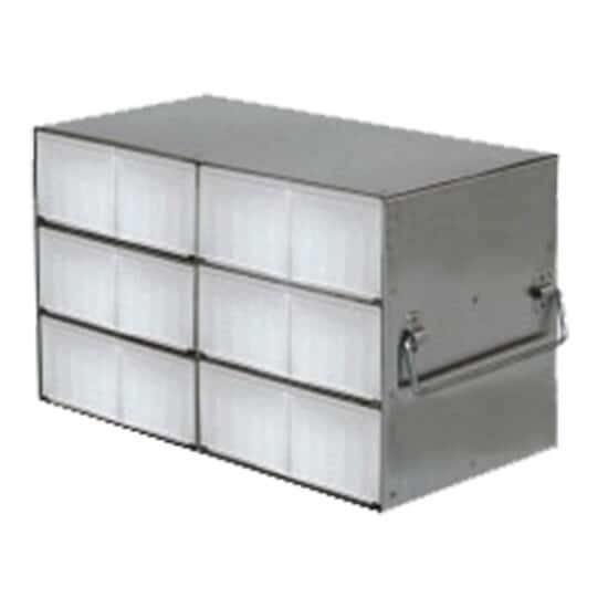 Argos Technologies PolarSafe® Upright Freezer Rack for 50Cell 1.5 mL Boxes, 2 x 3 x 2 Array