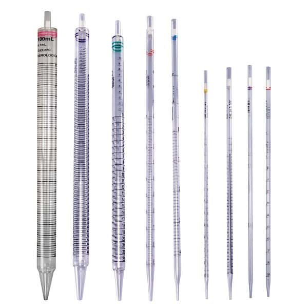 Argos Technologies Polystyrene Serological Pipettes, 10 mL, Sterile