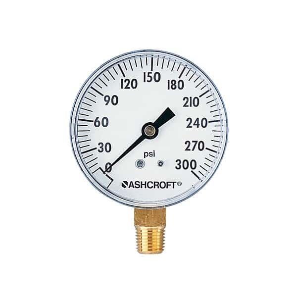 Ashcroft Utility Gauge, 0 to 200 psi, 2