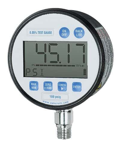 Ashcroft 20893.0 High-accuracy digital test gauge, 0 to 1000 psi range
