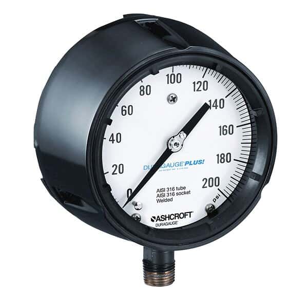 Ashcroft 1279AS4.5 4.5" DuraGauge Vacuum Gauge 30 to 0" Hg from Cole