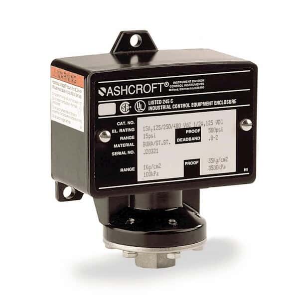 Ashcroft 0 to 215 psi General-Purpose Pressure Switch