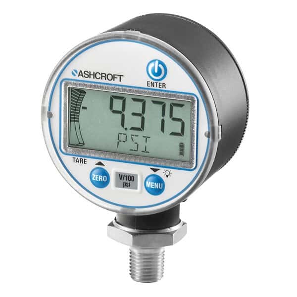 Ashcroft DG25 Digital Pressure Gauge with Backlight, Compound; 30