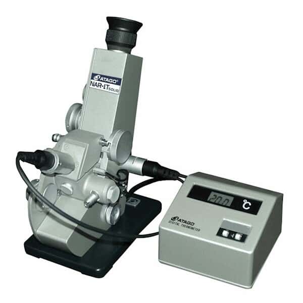 Atago 1212 Abbe Refractometer, for solids/liquids, 100-240 VAC