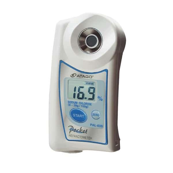 Atago PAL03S Specialscale Refractometer, Sodium Chloride from ColeParmer