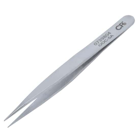 Aven Tools Precision Stainless Steel Tweezers, Strong Blades Strong Tips, OOC-SA,115mm