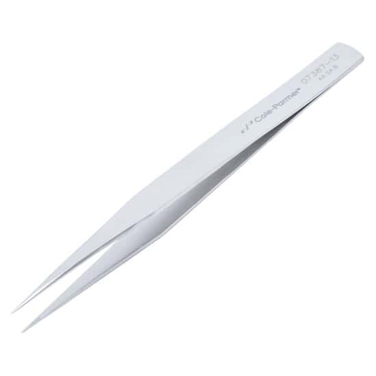 Aven Tools Precision Stainless Steel Tweezers, Sharp, Fine Tips, AA-SA-B, 130 mm