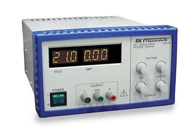 B&K Precision 1627A Single Output Power Supply, Digital Display, 0 to 30 VDC, 0 to 3A; Horizontal