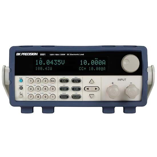 B&K Precision 8601 Programmable DC Electronic Load, 120V/60A/250W load, 110/220V