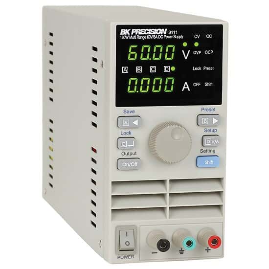 B&K Precision 9111 Multirange DC Power Supply, 60 V