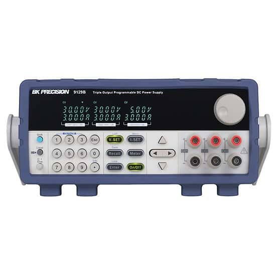 B&K Precision 9129B  Programmable 3-Output DC Power Supply; 30 V/3 A, 30 V/3 A, 5 V/3 A