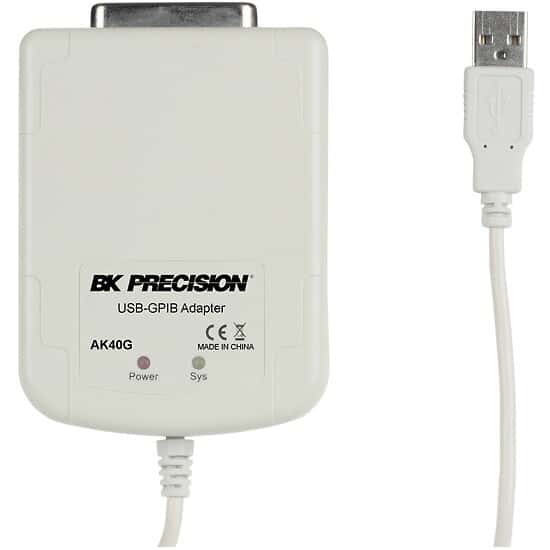 B&K Precision AK40G USB to GPIB Adapter Cable