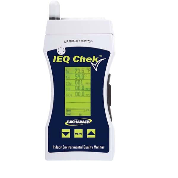 Bacharach IEQ Chek Indoor Air Quality Monitor, CO2; Pump/Data logger