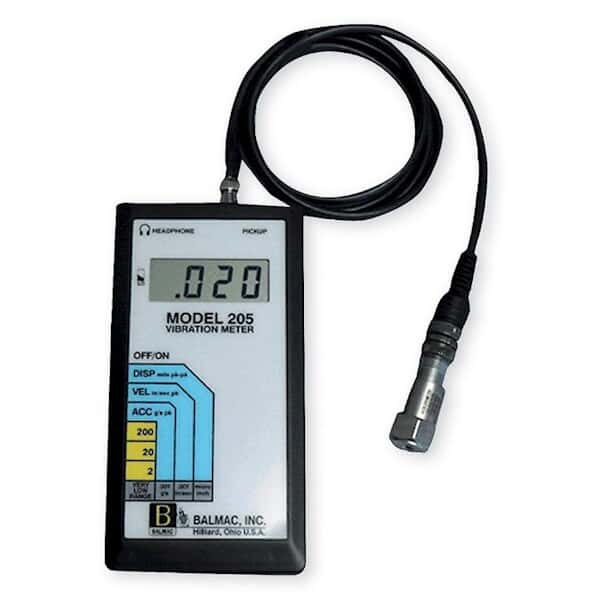Balmac Inc. 205 HandHeld Digital Vibration Meter Kit with English