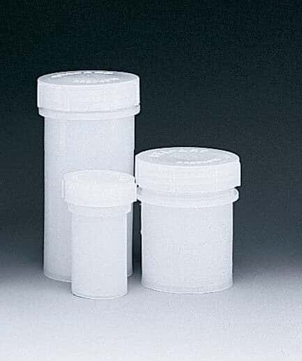 Bel-Art Low-Density Polyethylene Wide-Mouth Sample Jar, 10 mL; 6/Pk