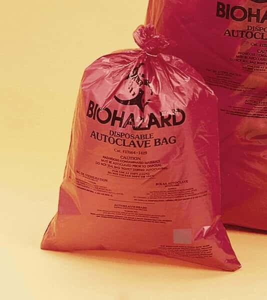 Bel-Art Autoclavable HDPE Biohazard Bags, 40 to 50 Gallon, 38 x 48