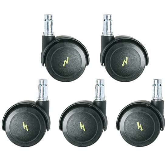 Bevco CARD/5S Casters, ESD, Aluminum; 5/Pk