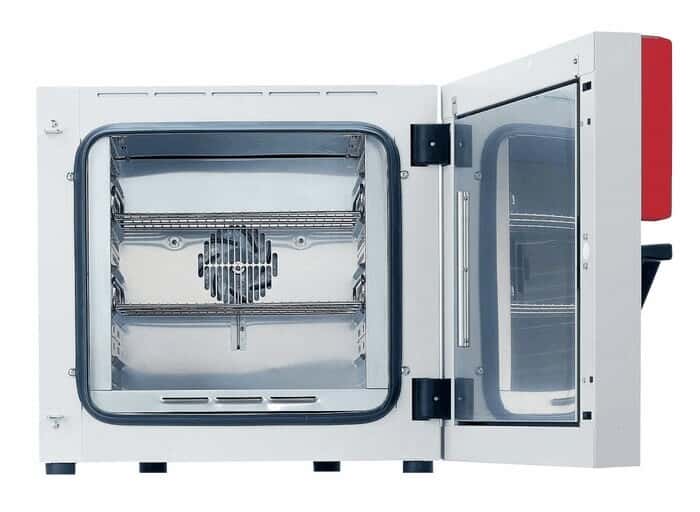 Binder 9010-0255 FP Programmable Mechanical Convection Oven; 4.1 cu ft, RS-422, 230V