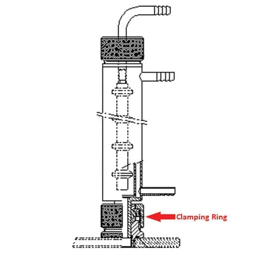 BioBundle Clamping Ring for pH nipple on Fermentation Systems - 1/pk